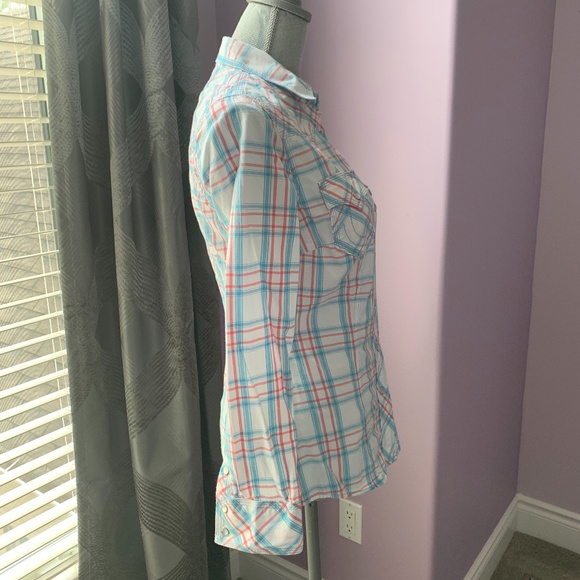 True Religion Western Fitted Plaid Shirt - Picture 6 of 9